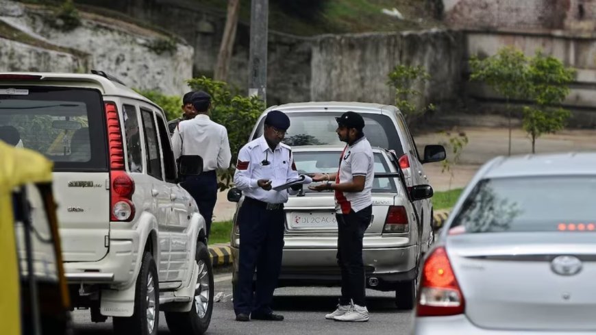 नोएडा पुलिस ने गाड़ी चलाने वाले नाबालिग को दी चेतावनी : माता पिता पर होगी कार्रवाई, ट्रैफिक पुलिस ने लिया एक्शन