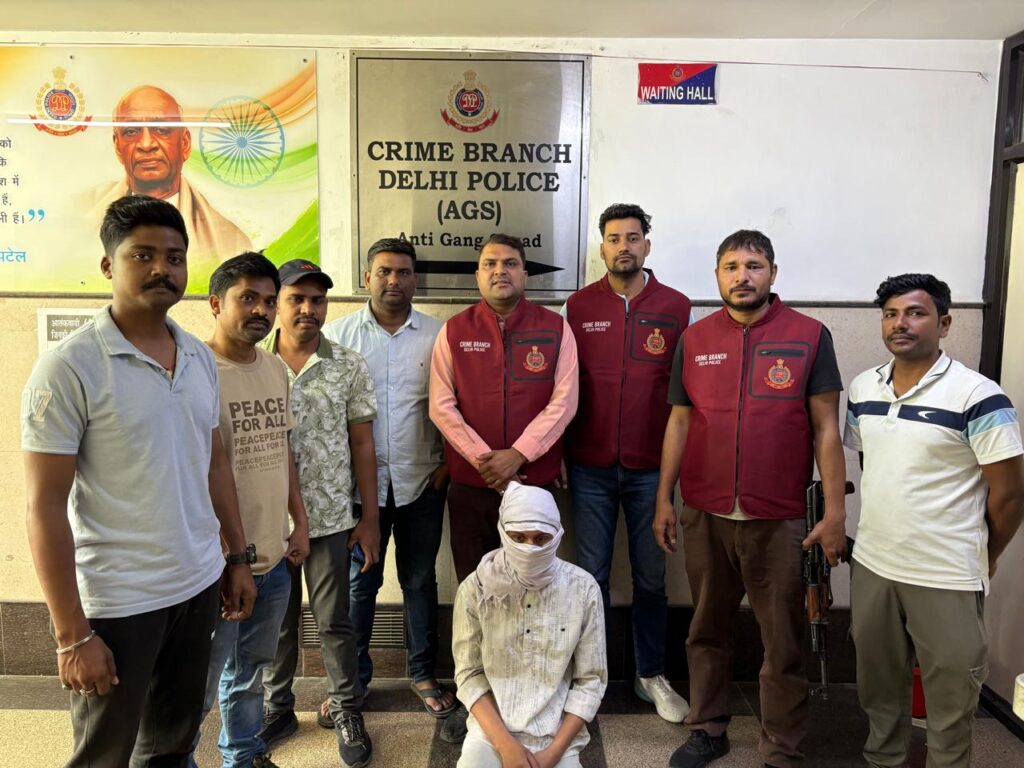 दिल्ली से पकड़ा गया बिहार के मर्डर केस का वांटेड आरोपी, दिल्ली क्राइम ब्रांच और बिहार पुलिस का संयुक्त ऑपरेशन