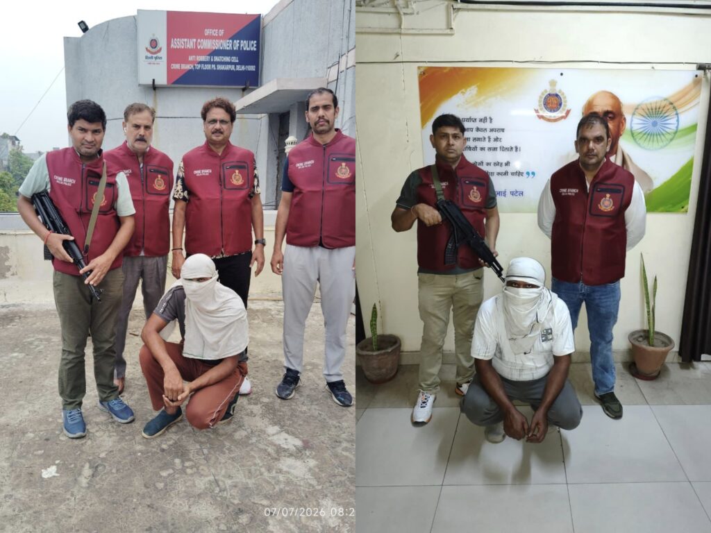 दिल्ली पुलिस की बड़ी कामयाबी: 10 साल से फरार उम्रकैद के सजायाफ्ता दो सगे भाई गिरफ्तार, मुंबई की सुपारी किलिंग में भी था नाम